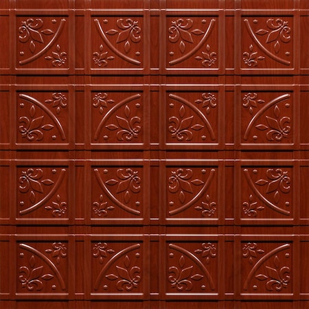 Ceilume Lafayette 2ft x 2ft Cherry Wood Ceiling Tile V3-LAF-22CHY